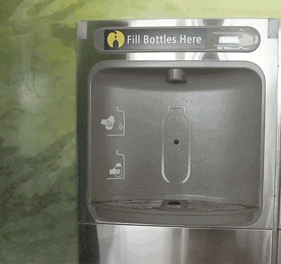 3. Bring an empty water bottle to fill after you get through security