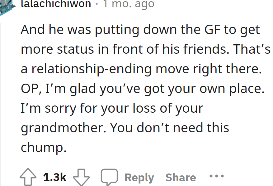 It's a relationship-ending move