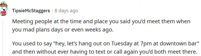 20. Well, you had no way of canceling at the last moment...