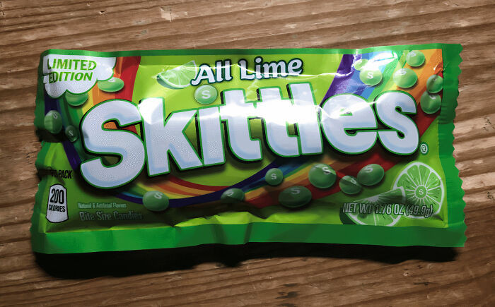 Lime-Flavored Skittles