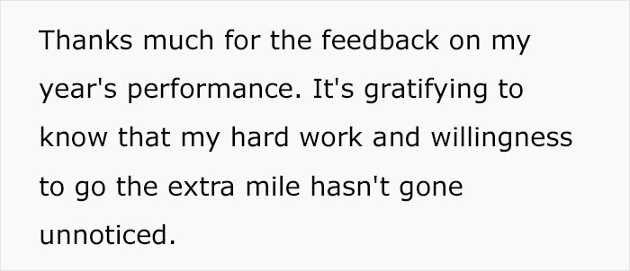 The OP Sent His Supervisor a Reply Demanding a Reconsideration