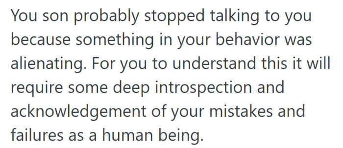 A tough-love take that sounds less like therapy and more like a pop quiz in self-awareness.
