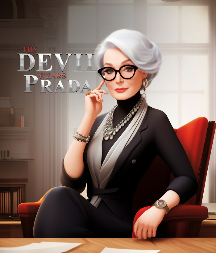 21. Miranda Priestly Gets a Friendlier Makeover in This Version of The Devil Wears Prada