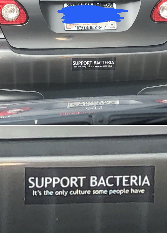 48. Saw This Bumper Sticker On My Way To Class Last Week
