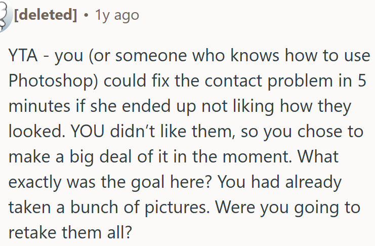 OP turned it into a bigger issue than it needed to be in that moment.