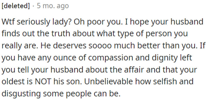 OP Must Reveal the Truth