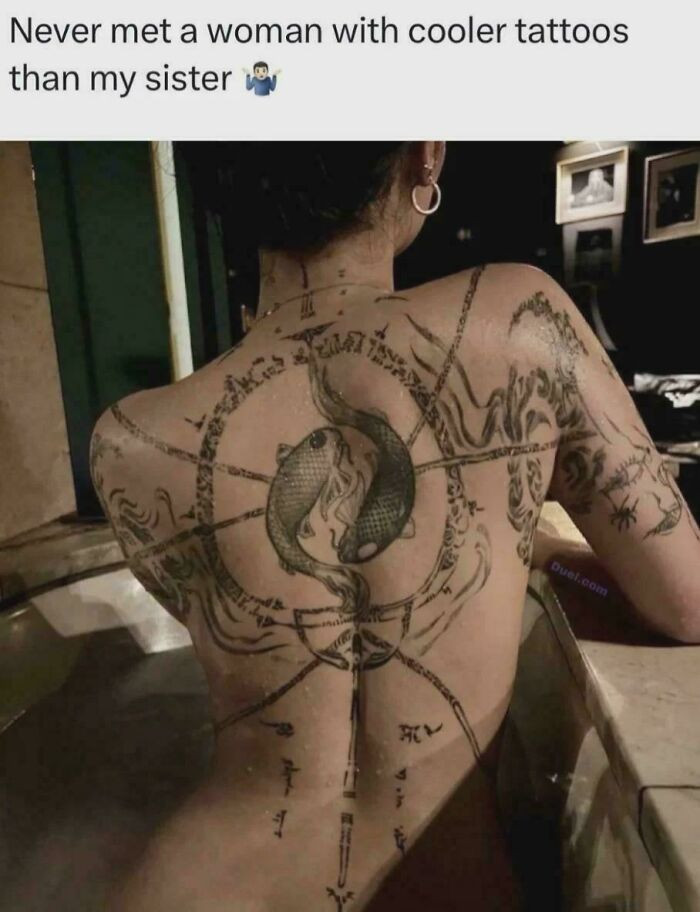 "Promeia And The Yin Yang Fish Tattoo"