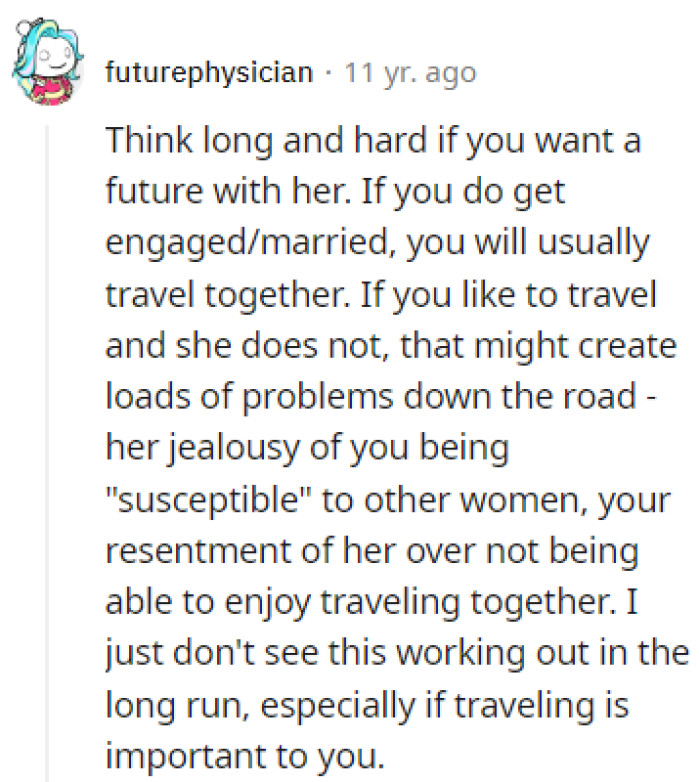 Time for OP to rethink his future