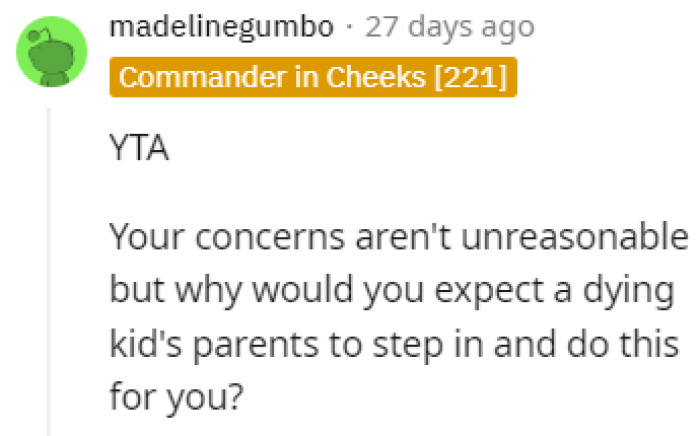 No need to involve them