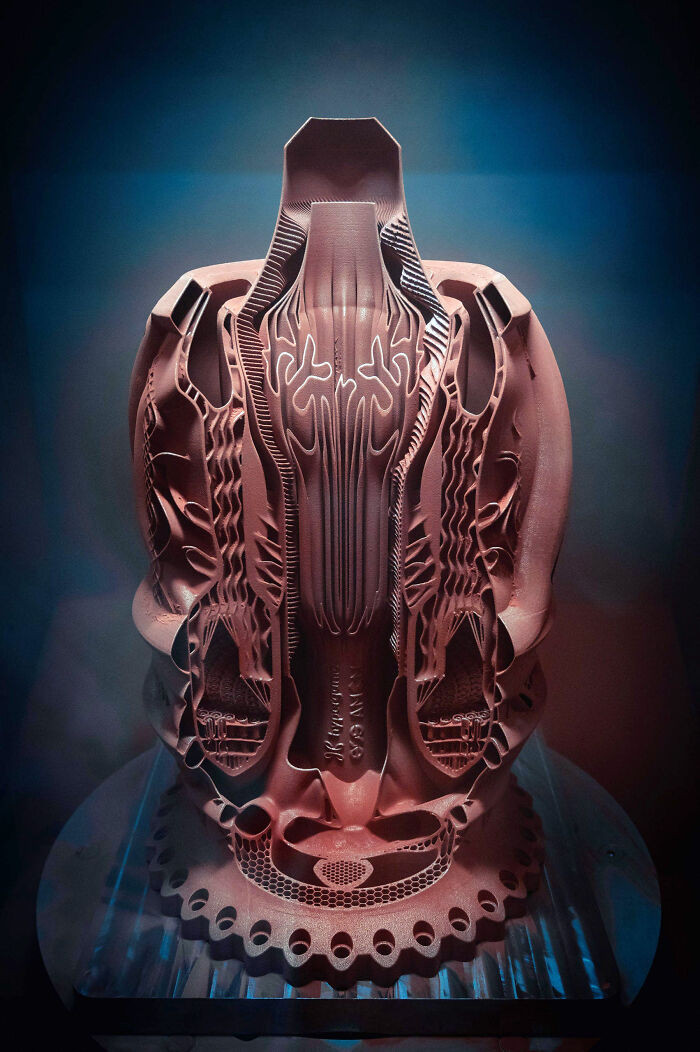"Aerospike Rocket Engine (Copper 3D Print)"