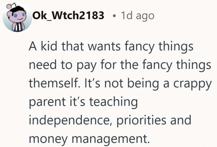 For some, this felt less like denial and more like a life lesson in budgeting.