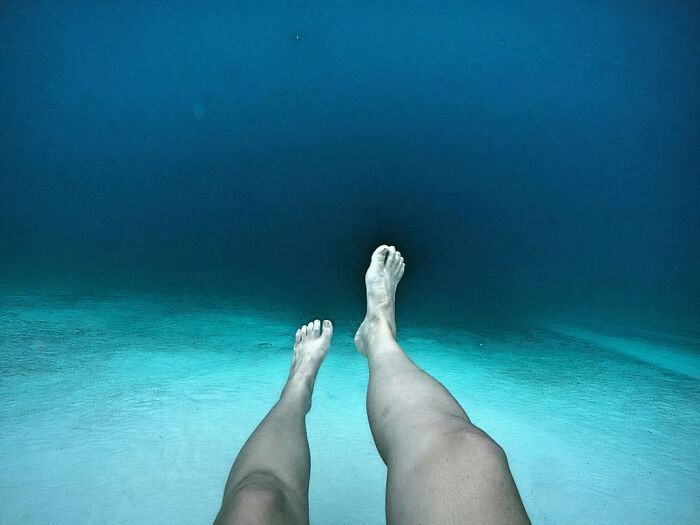 "On The Edge Of The Deep, Dark Blue"