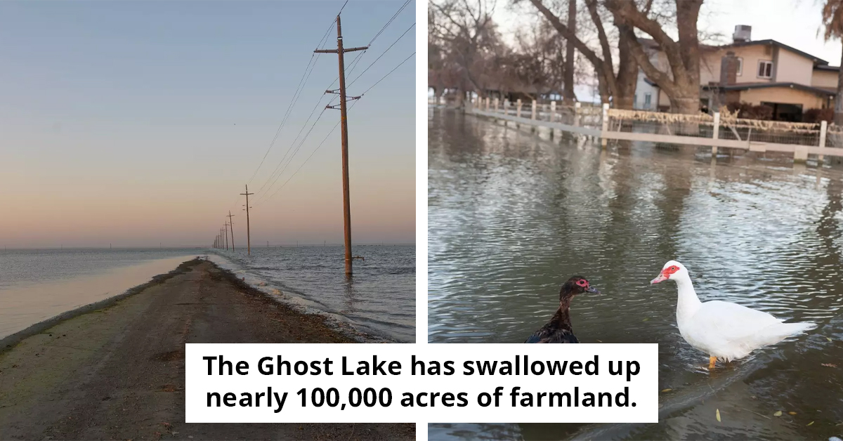 California’s Ghost Lake Reemerges After 130 Years, Swallowing Thousands of Acres