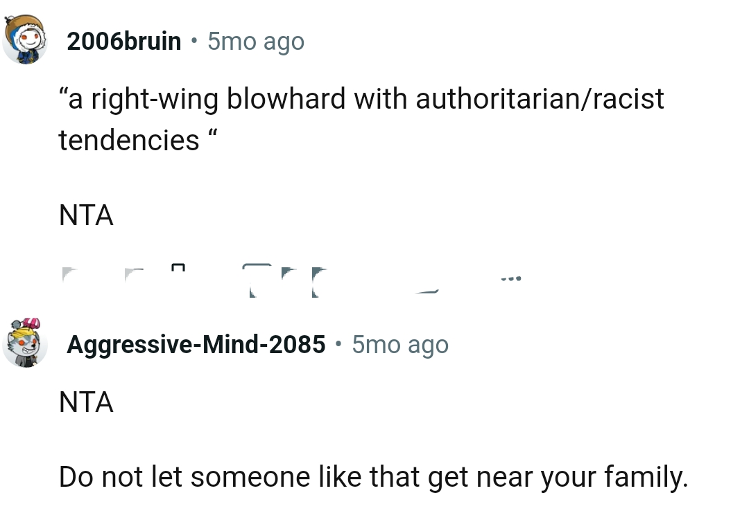 OP should keep her brother away from her family