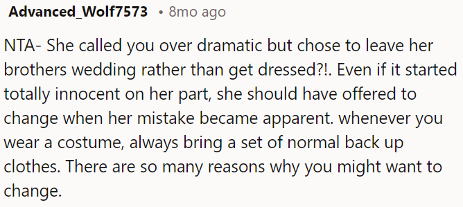 Even if it began innocently, she should have offered to switch once her error was clear.