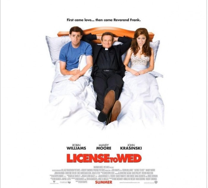 24. The wacky rom-com 'License To Wed' starring Robin Williams, John Krasinski, and Mandy Moore