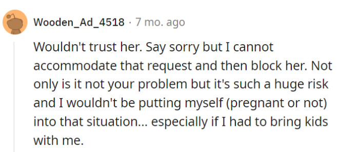 Politely decline and block.