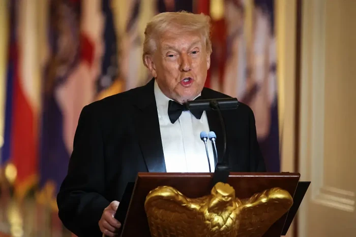 US women’s hockey players stand together, supporting gender equity after Trump remarks.