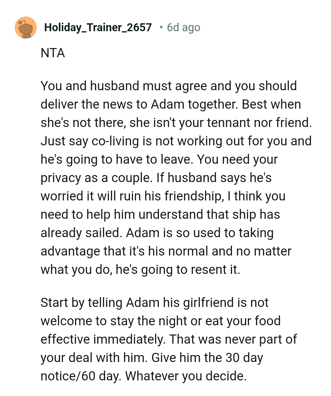 Whatever the OP decides