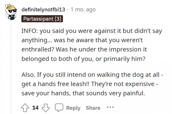 We need to know some level of transparency here, maybe. And yes, you gotta save your hands!