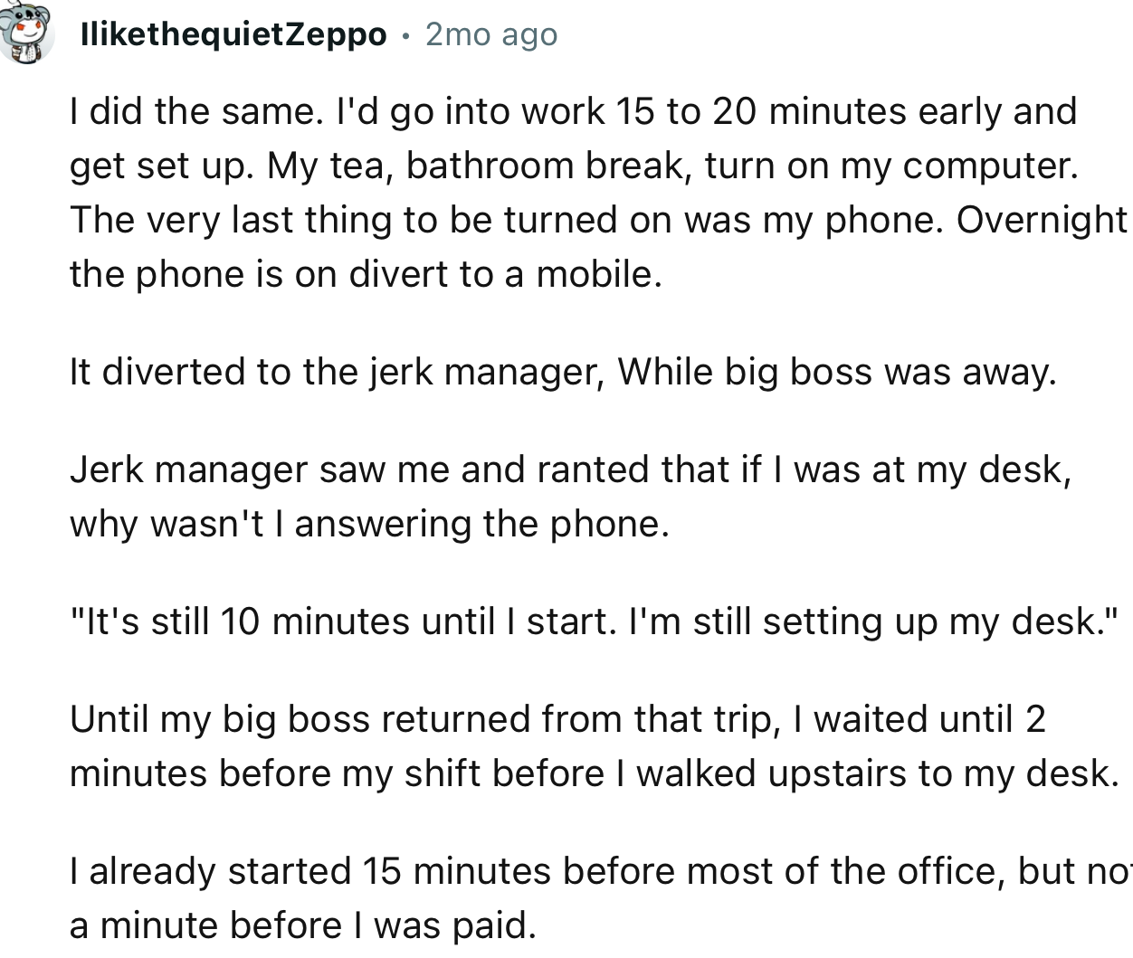 This Redditor had a similar experience, and they reacted exactly the same way