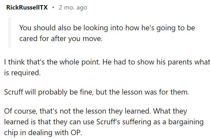 Wrong lessons learned?