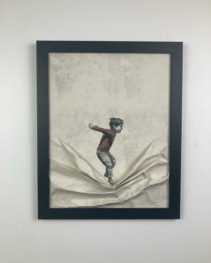 “Stepping Stone” and “Leap” artwork, breaking barriers with conceptual presentation.