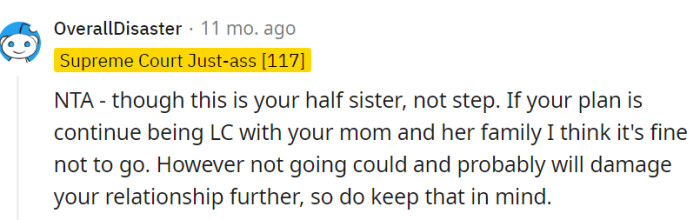 Half or step, the choice to attend a funeral is a symphony of complexities.