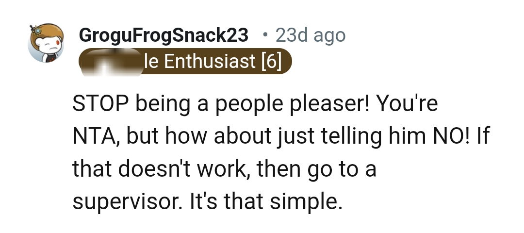 Going to a supervisor