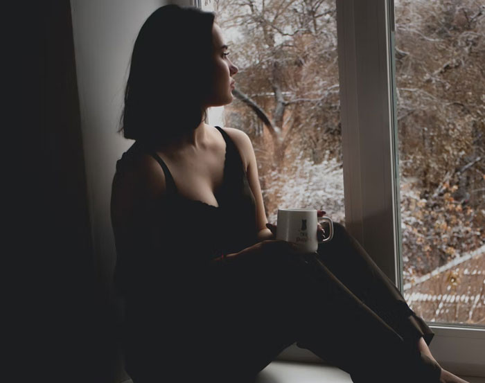 OP refused to give him access because he doesn't even need the code, as it is purely for her collection from work.