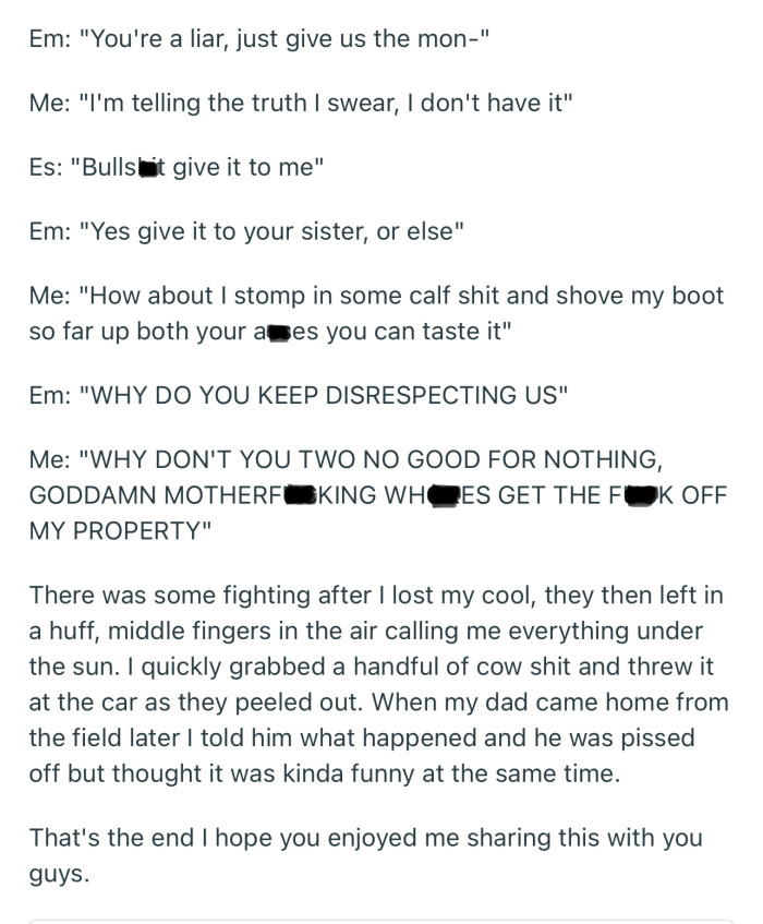 The final part of the conversation: