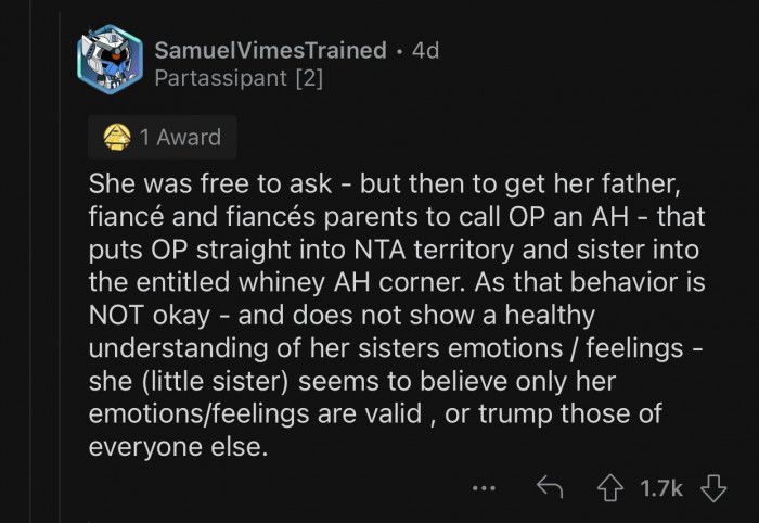 That kind of behavior is not okay.