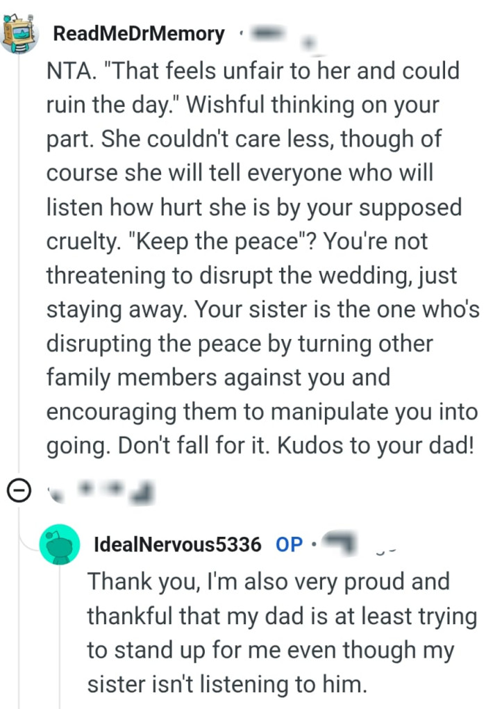 And the comments from other Redditors roll in...