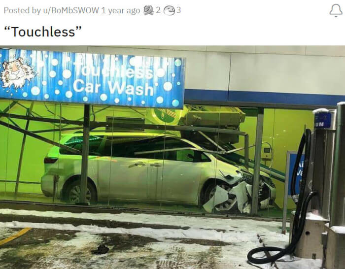 9. “Touchmore” Car Wash