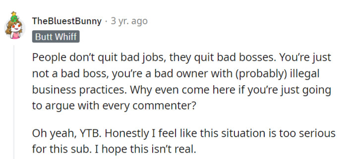 OP's approach and actions may belong in a debate, not the boardroom, and this situation seems too serious for this forum's usual discussions.