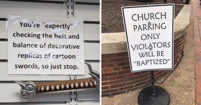 50 Cases of Misused Quotation Marks That Produced Some Funny, Some Worrying, and Some Disturbing Sentences