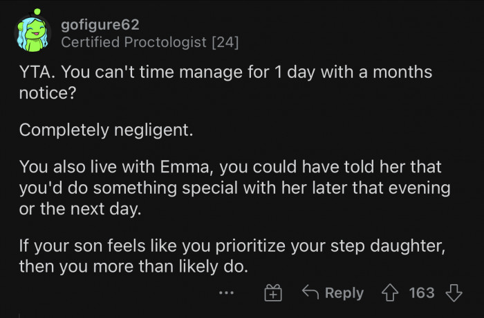 With a month's notice, OP has no excuses.