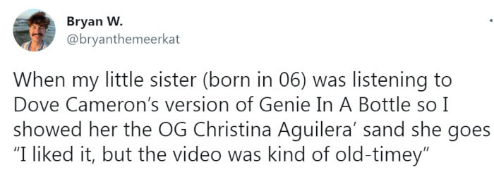 17. Old-Timey Christina Aguilera... And It Hits You So Hard