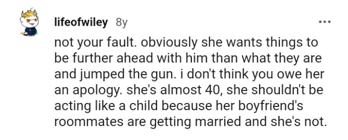 She Should Not Be Acting Like a Child