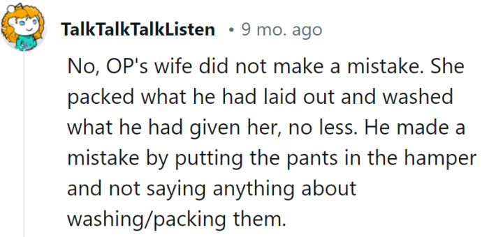 In this laundry of blame, communication is the ultimate fabric softener!