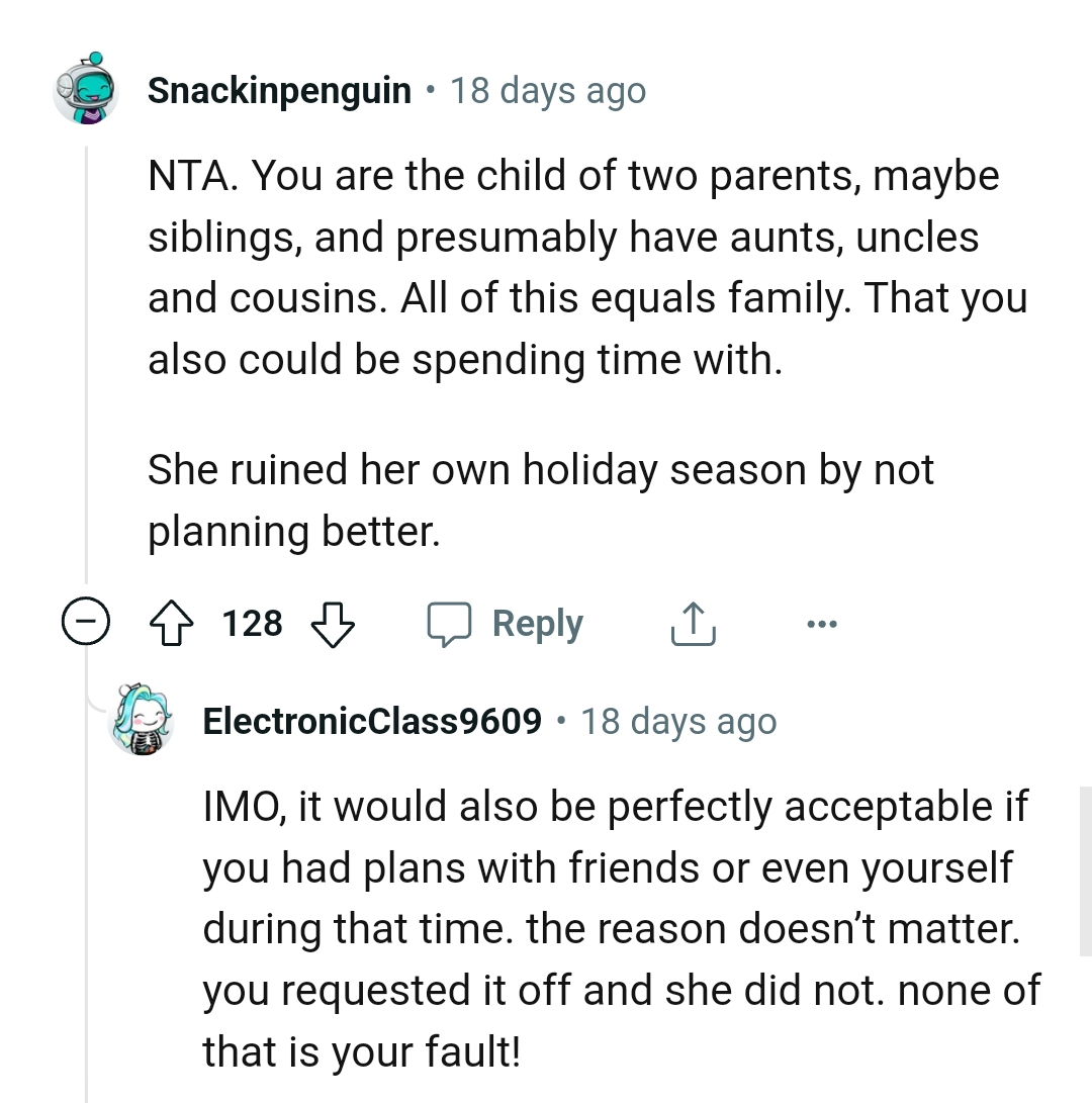 There are people the OP can spend time with