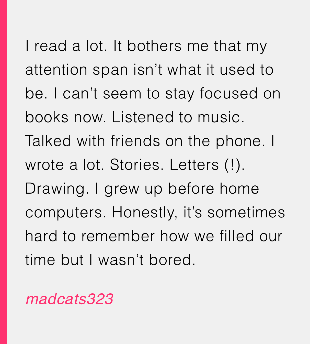 Cold, hard proof you don’t need the internet to experience fun.