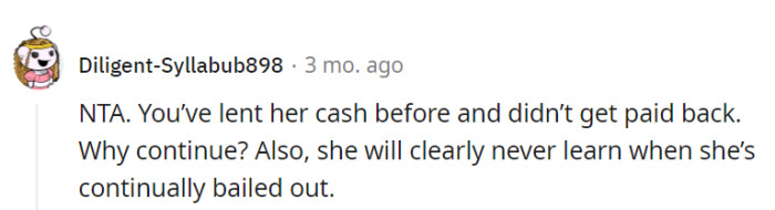 It's like lending a broken record more chances to skip the same tune.