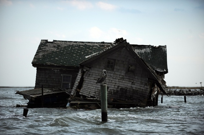 Holland Island was once a bustling place.