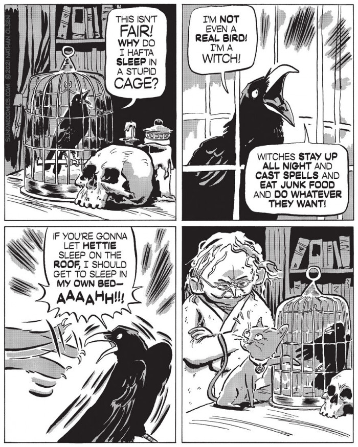 21. Witches stay up all night and cast spells