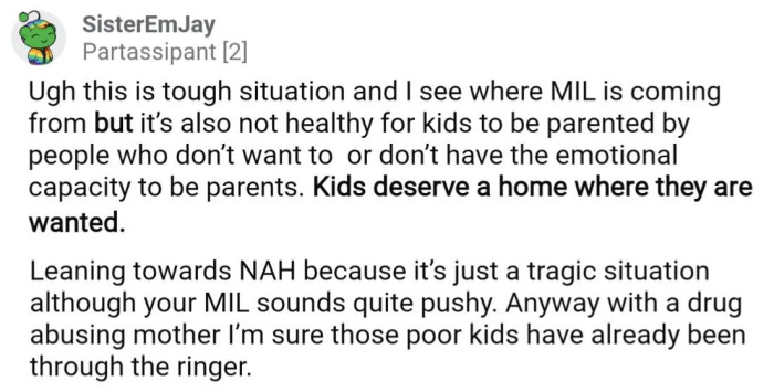 It's a tragic situation with no 