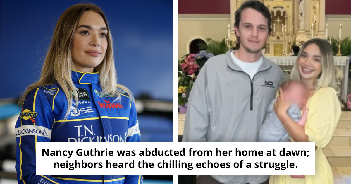 NASCAR racer shares that her husband sent her direct messages while she was still a minor and discloses the content of those messages.