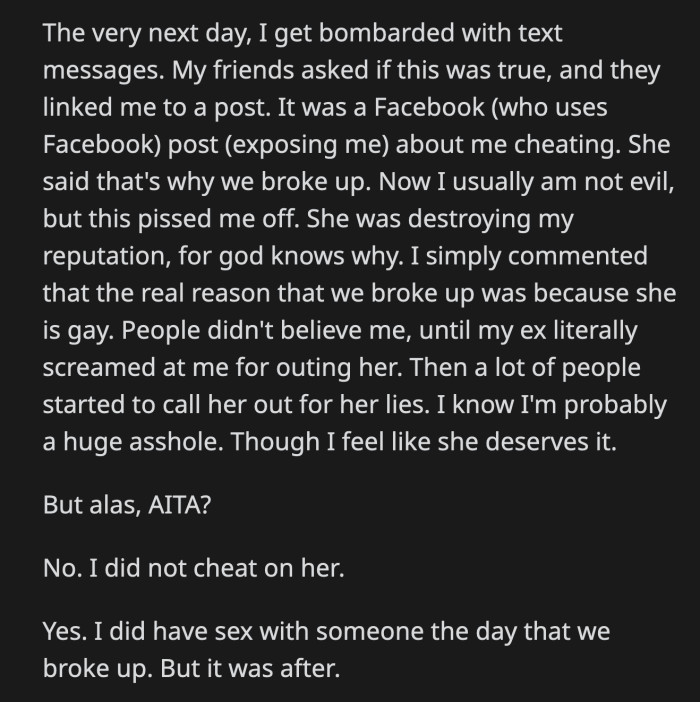 Her staunch defenders took OP's side and called out his ex-girlfriend for lying