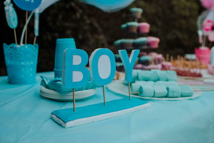 3. My husband was at a baby shower with some of his friends so I agreed to mind the baby.