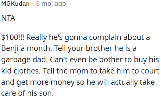 The mother should take legal action to ensure better care.